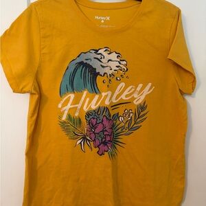 Hurley Yellow Graphic Tee
